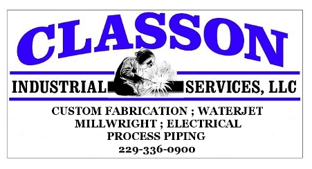 Classon Industrial Services, LLC. 354 Burson Road Camilla, GA. 31730
